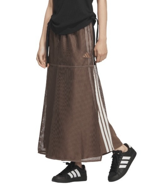 adidas(アディダス)の「アディダス adidas マストハブ メッシュ レイヤードスカート(スカート・レディース・ブラウン/ブラック・S/M/L/XL)」の17枚目の写真