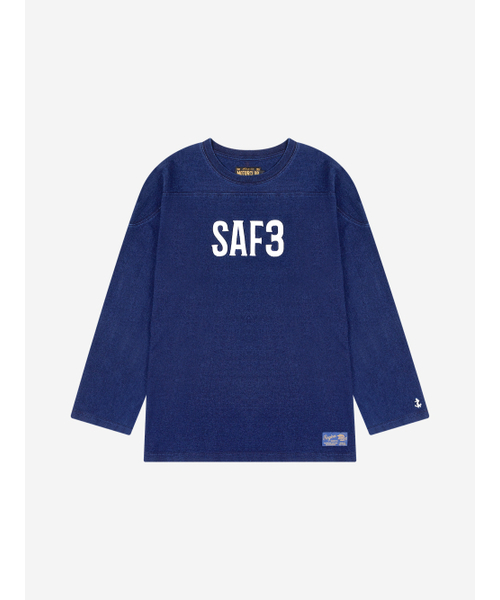 SAFARISPOT(サファリスポット)の「レギオンモータースクラブ インディゴデニムロングスリーブ(Tシャツ/カットソー・メンズ・その他・1)」の1枚目の写真