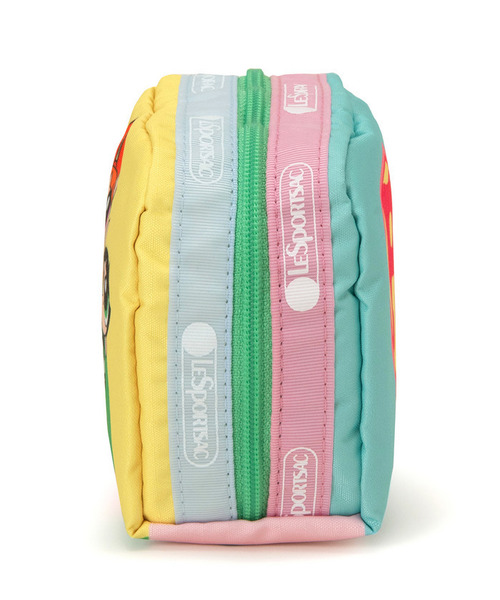 LeSportsac(レスポートサック)の「SQUARE COSMETIC パワーパフ ガールズイエロー/ミントスクエアコスメティック(ポーチ・レディース・その他・FREE)」の2枚目の写真