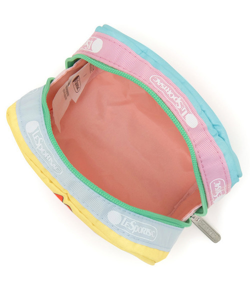 LeSportsac(レスポートサック)の「SQUARE COSMETIC パワーパフ ガールズイエロー/ミントスクエアコスメティック(ポーチ・レディース・その他・FREE)」の5枚目の写真