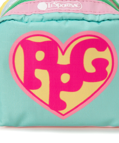 LeSportsac(レスポートサック)の「SQUARE COSMETIC パワーパフ ガールズイエロー/ミントスクエアコスメティック(ポーチ・レディース・その他・FREE)」の7枚目の写真