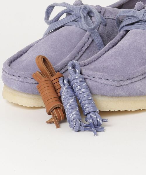 Clarks(クラークス)の「【Clarks】- スエードレザーシューズ【Wallabee. (WOMENS) Purple Interest 26186542】(モカシン/デッキシューズ・レディース・パープル・24.5cm/24.0cm/23.5cm)」の11枚目の写真