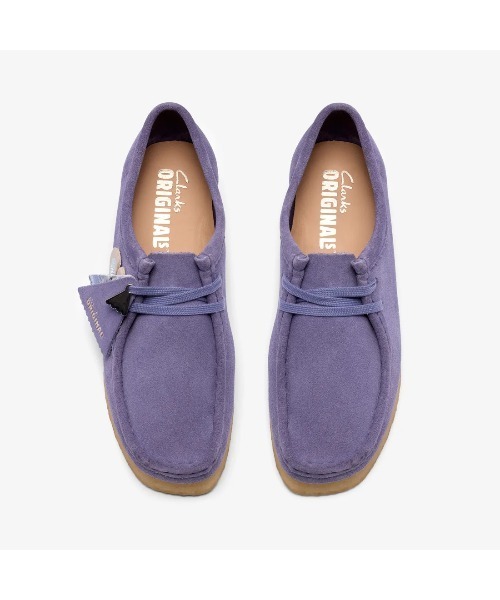Clarks(クラークス)の「【Clarks】- スエードレザーシューズ【Wallabee. (WOMENS) Purple Interest 26186542】(モカシン/デッキシューズ・レディース・パープル・24.5cm/24.0cm/23.5cm)」の5枚目の写真
