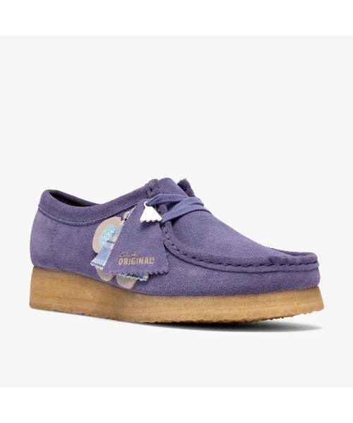 Clarks(クラークス)の「【Clarks】- スエードレザーシューズ【Wallabee. (WOMENS) Purple Interest 26186542】(モカシン/デッキシューズ・レディース・パープル・24.5cm/24.0cm/23.5cm)」の7枚目の写真