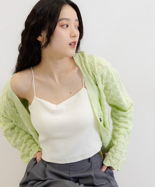 RAGEBLUE（レイジブルー）の「カップ付きキャミソール（キャミソール・レディース・ブラック/ホワイト・FREE）」の6枚目の写真