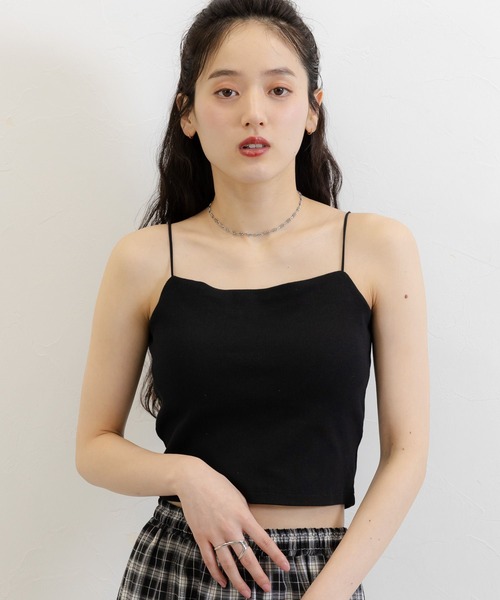 RAGEBLUE（レイジブルー）の「カップ付きキャミソール（キャミソール・レディース・ブラック/ホワイト・FREE）」の11枚目の写真