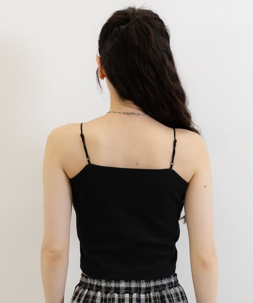 RAGEBLUE（レイジブルー）の「カップ付きキャミソール（キャミソール・レディース・ブラック/ホワイト・FREE）」の14枚目の写真