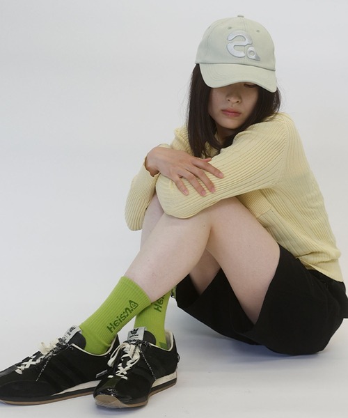 HEISAN(ハイサン)の「◇HEISAN◇ブランド直輸入正規品/ビッグ シンボル ベースボール キャップ BIG SYMBOL BASEBALL CAP(キャップ・レディース・ライトグリーン/ブラック・FREE)」の8枚目の写真