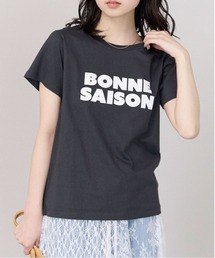 汗染み防止ロゴTシャツ