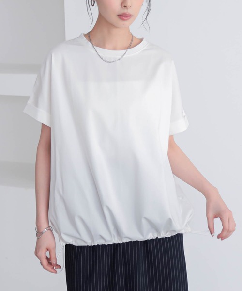 Pero トップス ドロストヘムトップス【サスティナブル】（Tシャツ/カットソー）｜for