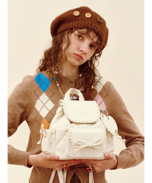 VANWALK（バンウォーク）の「Multi Pocket Mini Backpack [White]（バックパック/リュック・レディース・ホワイト・FREE）」の2枚目の写真