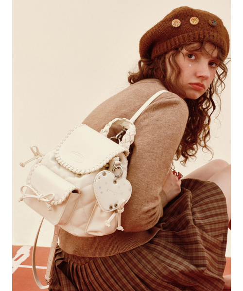 VANWALK（バンウォーク）の「Multi Pocket Mini Backpack [White]（バックパック/リュック・レディース・ホワイト・FREE）」の4枚目の写真