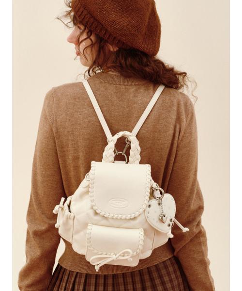 VANWALK（バンウォーク）の「Multi Pocket Mini Backpack [White]（バックパック/リュック・レディース・ホワイト・FREE）」の5枚目の写真