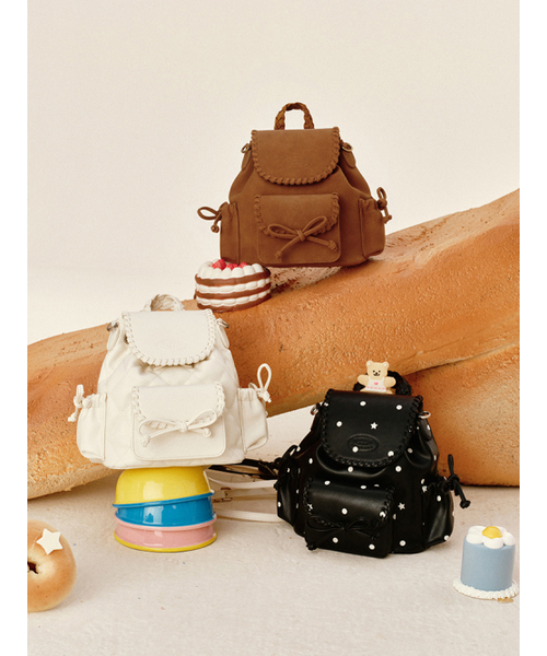 VANWALK（バンウォーク）の「Multi Pocket Mini Backpack [White]（バックパック/リュック・レディース・ホワイト・FREE）」の6枚目の写真