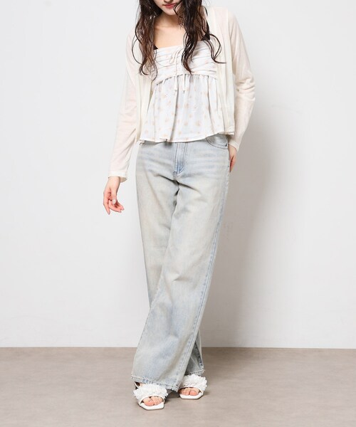 ESPERANZA(エスペランサ)の「2WAY3Dフラワーサンダル(サンダル・レディース・ブラック系8/ベージュ系8/ホワイト系9・M/S/LL/L)」の5枚目の写真