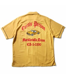 HOUSTON ヒューストン BOL's EMB BROAD BOWLING S/S SHIRT ボルス ロゴ
