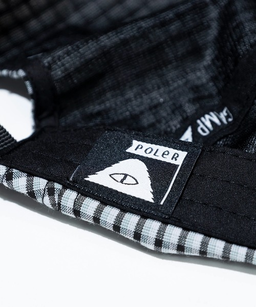 POLeR(ポーラー)の「POLeR/ポーラー CHECK P CAP(キャップ・メンズ・ブラック・FREE)」の9枚目の写真