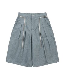 AJOBYAJO（アジョバイアジョ）の「Recycled Denim Bermuda Pants [SKY BLUE]（その他パンツ）」