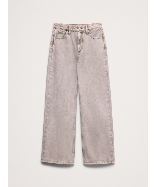 Banana Republic(バナナリパブリック)の「アイコン クラシック ワイドレッグ クロップ ジーンズ(デニムパンツ・レディース・ライトインディゴブルー・28/27/26/25/24)」の11枚目の写真