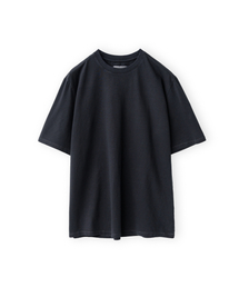 ウォッシュドTシャツ、ブラック