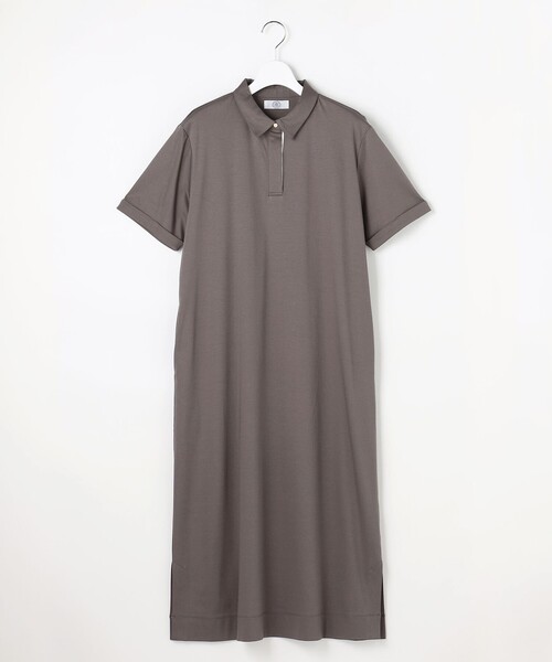 J.PRESS Ladies(J.プレス レディス)の「【WEB限定】コットンスムース ポロワンピース(ワンピース・レディース・ネイビー系/ブラウン系/ブラック系・XS)」の10枚目の写真
