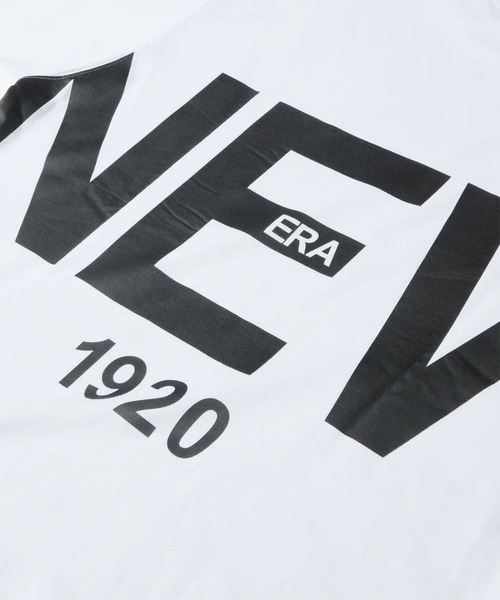 NEW ERA(ニューエラ)の「NEWERA-SS OS CT TEE ZOOM UP LOGO 261(Tシャツ/カットソー・メンズ・ホワイト/ブラック・M/L)」の7枚目の写真