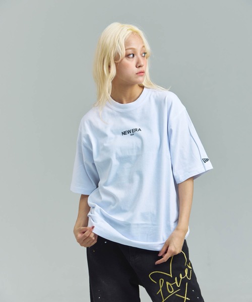 NEW ERA(ニューエラ)の「NEWERA-SS OS CT TEE ZOOM UP LOGO 261(Tシャツ/カットソー・メンズ・ホワイト/ブラック・M/L)」の17枚目の写真