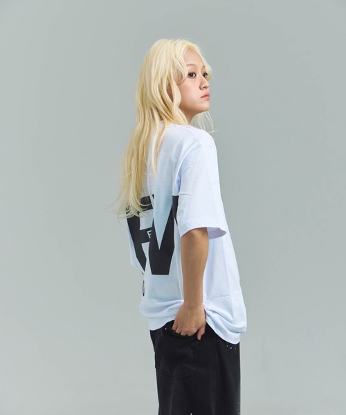 NEW ERA(ニューエラ)の「NEWERA-SS OS CT TEE ZOOM UP LOGO 261(Tシャツ/カットソー・メンズ・ホワイト/ブラック・M/L)」の20枚目の写真