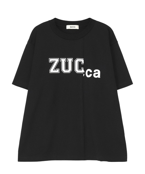 ZUCCa(ズッカ)の「カレッジTドッキング(Tシャツ/カットソー・レディース・オフホワイト/ブルー/ブラック/ホワイト・M size)」の3枚目の写真