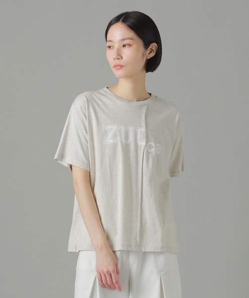ZUCCa(ズッカ)の「カレッジTドッキング(Tシャツ/カットソー・レディース・オフホワイト/ブルー/ブラック/ホワイト・M size)」の5枚目の写真