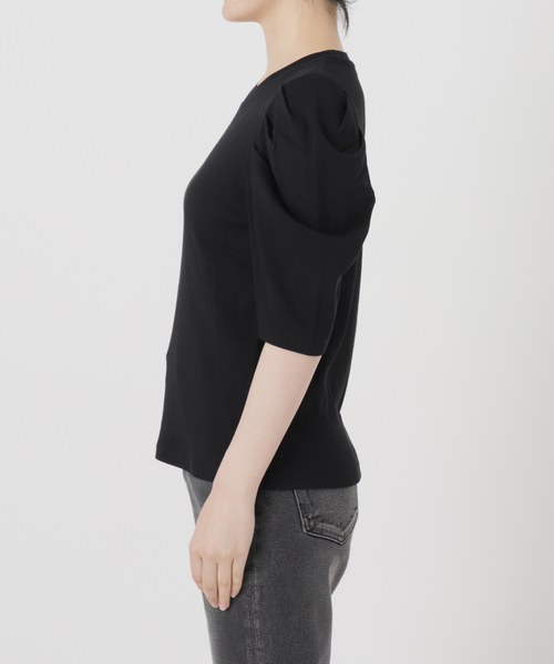JOURNAL STANDARD relume(ジャーナルスタンダード レリューム)の「《WEB限定追加3》スリーブコンシャスプルオーバー(Tシャツ/カットソー・レディース・ホワイト/ブラック/ホワイト系その他・FREE)」の10枚目の写真