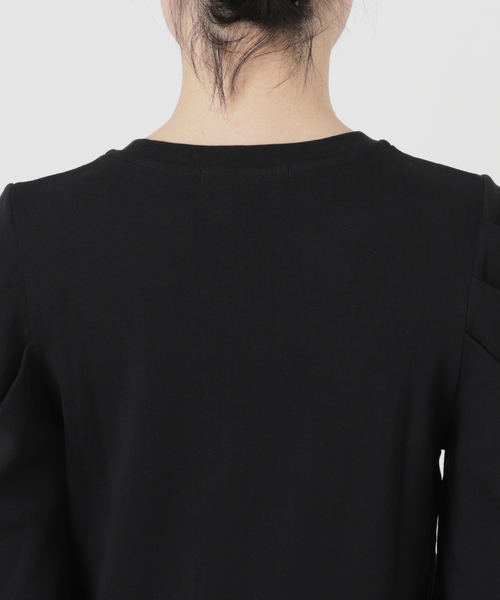 JOURNAL STANDARD relume(ジャーナルスタンダード レリューム)の「《WEB限定追加3》スリーブコンシャスプルオーバー(Tシャツ/カットソー・レディース・ホワイト/ブラック/ホワイト系その他・FREE)」の13枚目の写真