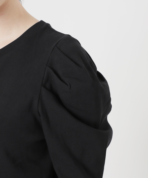 JOURNAL STANDARD relume(ジャーナルスタンダード レリューム)の「《WEB限定追加3》スリーブコンシャスプルオーバー(Tシャツ/カットソー・レディース・ホワイト/ブラック/ホワイト系その他・FREE)」の16枚目の写真