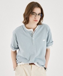 HEART BUTTON SLUB HENLEY TEE / ハートボタン スラブヘンリーネックTEE