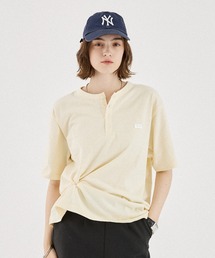 ONCILY | HEART BUTTON SLUB HENLEY TEE / ハートボタン スラブヘンリーネックTEE(Tシャツ/カットソー)