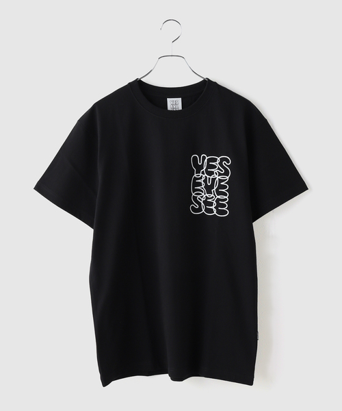 YESEYESEE(イエスアイシー)の「YESEYESEE / イエスアイシー C-Logo Tee(Tシャツ/カットソー・メンズ・カーキ/ブラック・MEDIUM/LARGE)」の1枚目の写真