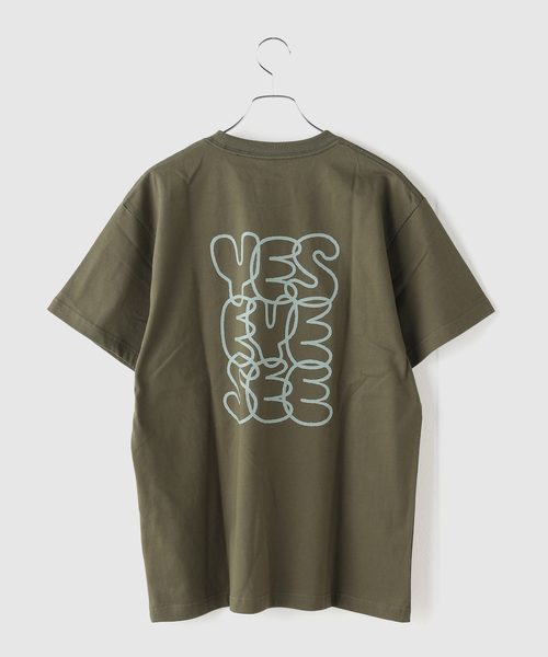 YESEYESEE(イエスアイシー)の「YESEYESEE / イエスアイシー C-Logo Tee(Tシャツ/カットソー・メンズ・カーキ/ブラック・MEDIUM/LARGE)」の5枚目の写真