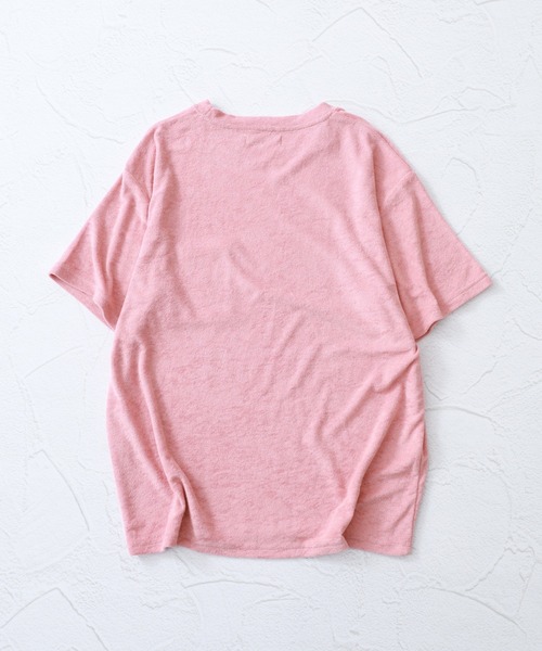 FUNALIVE（ファンアライブ）の「接触冷感パイルポケ付きTシャツ 半袖（Tシャツ/カットソー・メンズ・ピンク/ホワイト/ネイビー/ベージュ/ブラック・XL/L/M）」の18枚目の写真