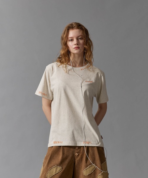 CIVVY.（シヴィ―）の「Hand Stitch T-Shirt - ハンドステッチTシャツ -（Tシャツ/カットソー・メンズ・レッド/アイボリー/ネイビー・MEDIUM/LARGE）」の8枚目の写真