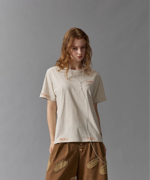 CIVVY.（シヴィ―）の「Hand Stitch T-Shirt - ハンドステッチTシャツ -（Tシャツ/カットソー・メンズ・レッド/アイボリー/ネイビー・MEDIUM/LARGE）」の10枚目の写真