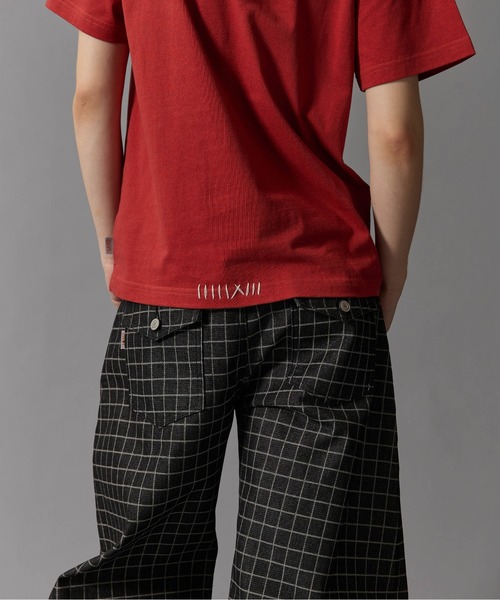 CIVVY.（シヴィ―）の「Hand Stitch T-Shirt - ハンドステッチTシャツ -（Tシャツ/カットソー・メンズ・レッド/アイボリー/ネイビー・MEDIUM/LARGE）」の12枚目の写真