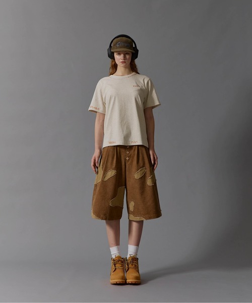CIVVY.（シヴィ―）の「Hand Stitch T-Shirt - ハンドステッチTシャツ -（Tシャツ/カットソー・メンズ・レッド/アイボリー/ネイビー・MEDIUM/LARGE）」の4枚目の写真
