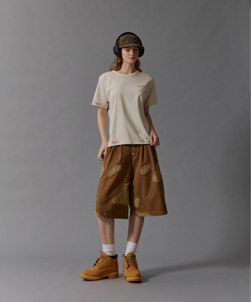 CIVVY.（シヴィ―）の「Hand Stitch T-Shirt - ハンドステッチTシャツ -（Tシャツ/カットソー・メンズ・レッド/アイボリー/ネイビー・MEDIUM/LARGE）」の5枚目の写真