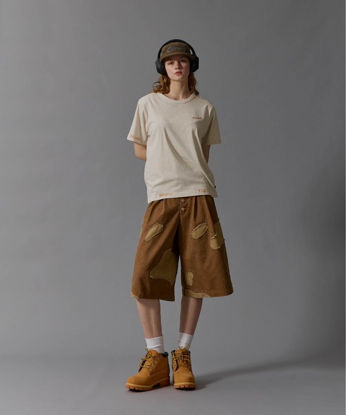 CIVVY.（シヴィ―）の「Hand Stitch T-Shirt - ハンドステッチTシャツ -（Tシャツ/カットソー・メンズ・レッド/アイボリー/ネイビー・MEDIUM/LARGE）」の6枚目の写真