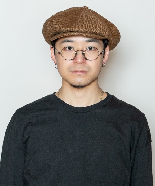 CA4LA(カシラ)の「HEMP BOY CAS(キャスケット・メンズ・ブラック/ナチュラル/ブラウン・ONESIZE)」の1枚目の写真