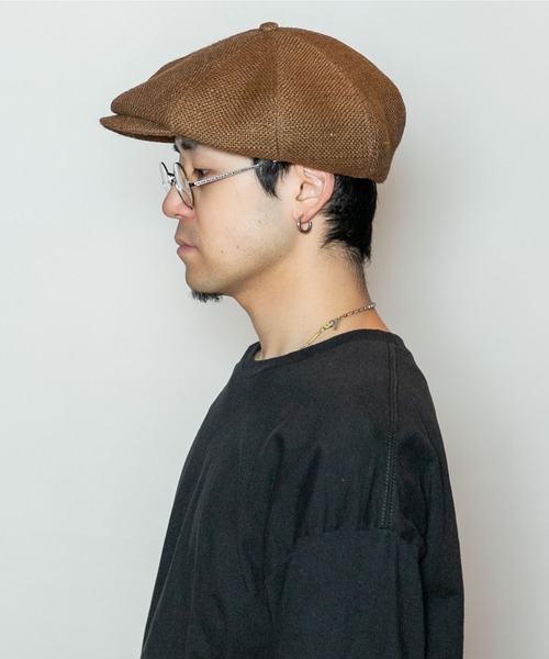 CA4LA(カシラ)の「HEMP BOY CAS(キャスケット・メンズ・ブラック/ナチュラル/ブラウン・ONESIZE)」の12枚目の写真