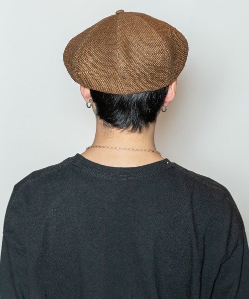 CA4LA(カシラ)の「HEMP BOY CAS(キャスケット・メンズ・ブラック/ナチュラル/ブラウン・ONESIZE)」の13枚目の写真