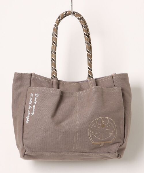 SAC'S BARJean（サックスバージーン）の「【DORAEMON/ドラえもん】 コードハンドルトート（トートバッグ・レディース・グレイッシュベージュ/ブルー・FREE）」の2枚目の写真