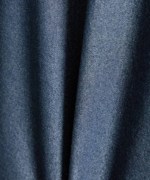SERACE(セラス)の「【SERACE】Vintage make short sleeve denim shirt / ヴィンテージメイク半袖デニムシャツ(シャツ/ブラウス・メンズ・インディゴブルー/ブラック・S/M/L)」の8枚目の写真