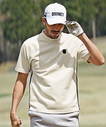 DIVINER GOLF | 【DIVINER GOLF】フェイクスウェード半袖モックネックTシャツ メンズ ゴルフウェア 春服 夏服(ゴルフグッズ)